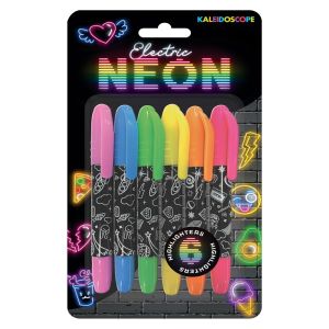 KALEIDOSCOPE 6 ELECTRIC NEON MARKERS