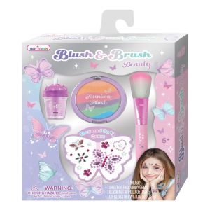 HOT FOCUS TIE DYE BUTTERFLY BLUSH AND BRUSH BEAUTY KIT