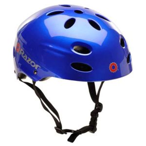 RAZOR - V-17 YOUTH HELMET, GLOSS BLUE