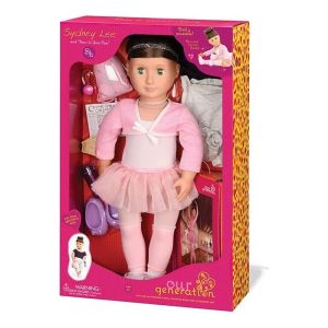OUR GENERATION - SYDNEY LEE DELUXE DOLL WITH BOOK