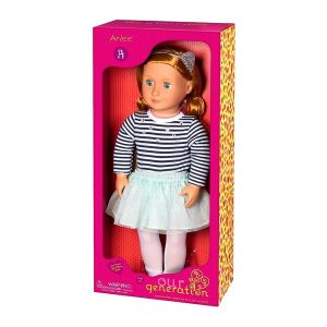 OUR GENERATION - ARLEE DOLL WITH TOP & TUTU SKIRT
