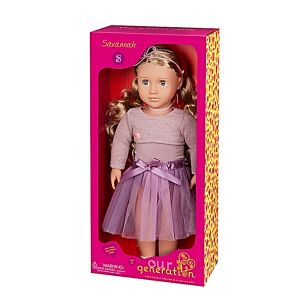 OUR GENERATION - SAVANNAH DOLL WITH BALLET OUTFIT