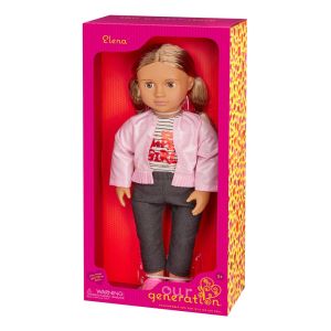 OUR GENERATION ELENA DOLL IN SUPER GIRL TOP