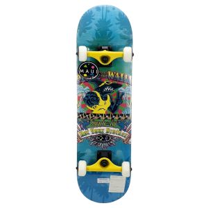 MAUI - SMACK THE LIP TRADITIONAL SKATEBOARD, 31 INCHES