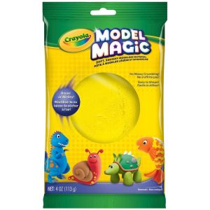 CRAYOLA - MODEL MAGIC 4OZ SINGLE PACK, YELLOW 