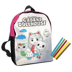 GABBY'S DOLLHOUSE - COLORING BACKPACK