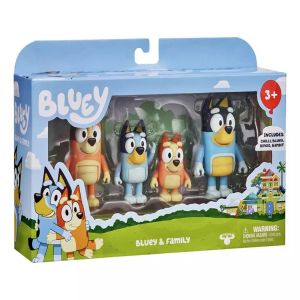 BLUEY - S1 4 PACK FAMILY FIGURE