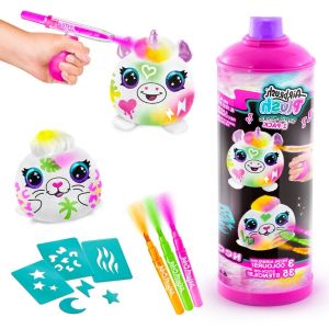 CANAL TOYS - AIRBRUSH PLUSH - NEON MINI MYSTERY 2 PACK