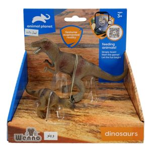 ANIMAL PLANET - DINOSAUR TYRANNOSAURUS, 2 PIECES